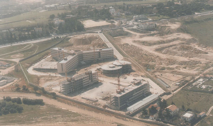 Vista uno - aerea del Centro Nacional de inteligencia 1985